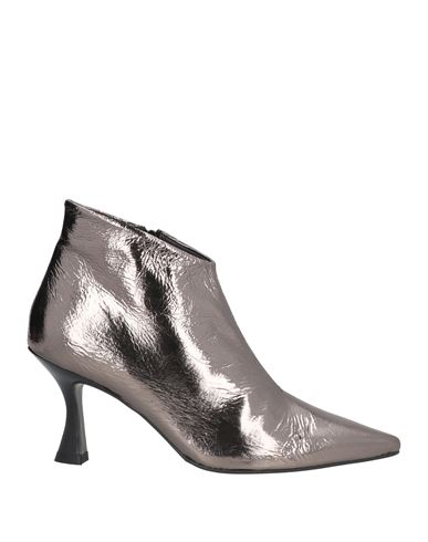 Zinda Woman Ankle Boots Charcoal Size 8 Leather