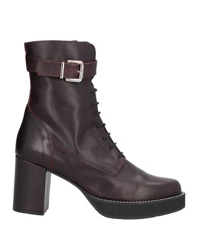 Zinda Woman Ankle Boots Dark Brown Size 8 Leather