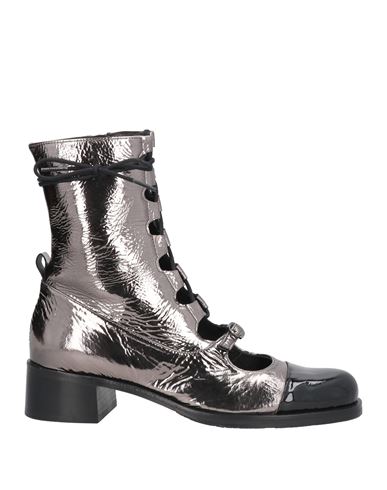 Zinda Woman Ankle Boots Grey Size 8 Leather