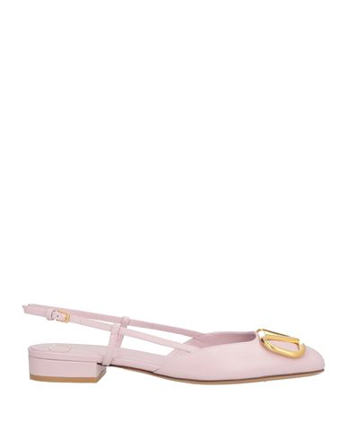 Valentino Garavani Woman Ballet Flats Pink Size 8 Leather