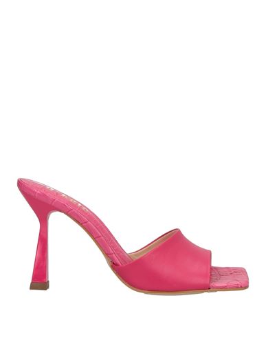 D★kate Woman Sandals Fuchsia Size 8 Leather In Pink