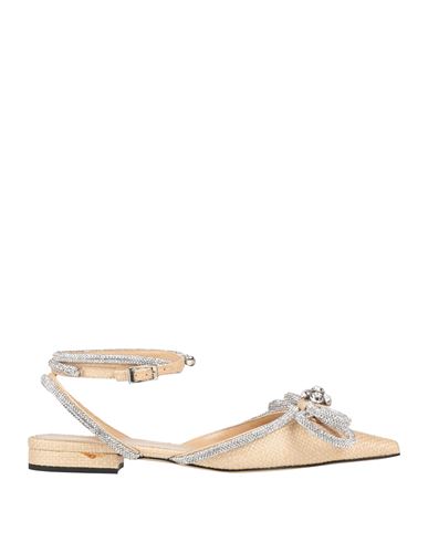 Mach&mach Mach & Mach Woman Ballet Flats Beige Size 8 Natural Raffia