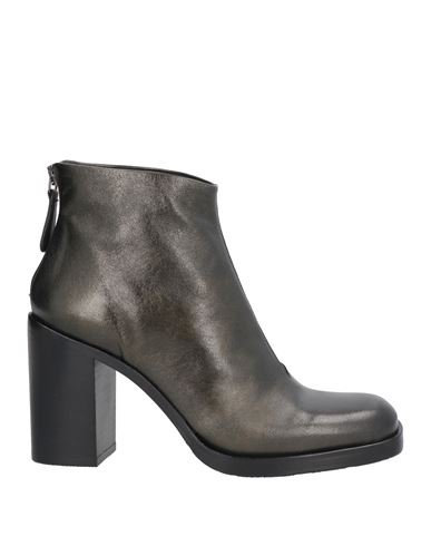 Zinda Woman Ankle Boots Charcoal Size 8 Leather