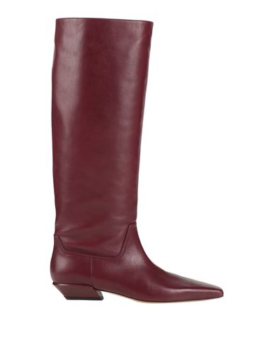 Paris Texas Woman Boot Burgundy Size 8 Leather In Red