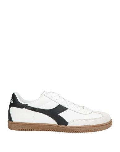 Diadora Man Sneakers White Size 8.5 Leather In White