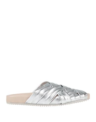 Patrizia Bonfanti Woman Sandals Silver Size 6 Leather In Silver
