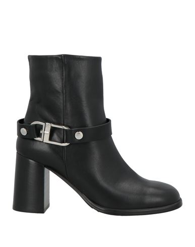 Tosca Blu Studio Woman Ankle Boots Black Size 7 Leather In Black