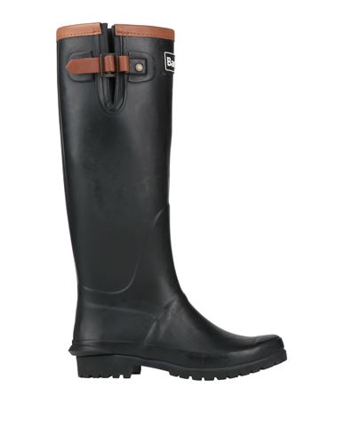Barbour Woman Boot Black Size 8 Rubber In Black