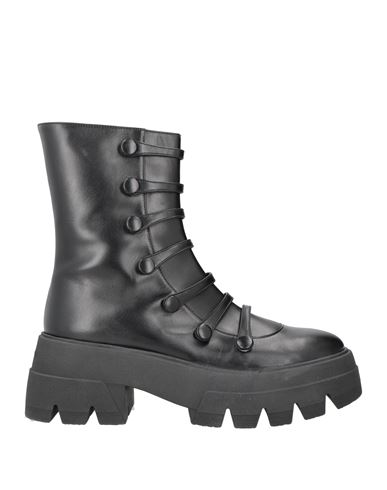 Andrea Wazen Woman Ankle Boots Black Size 7.5 Leather