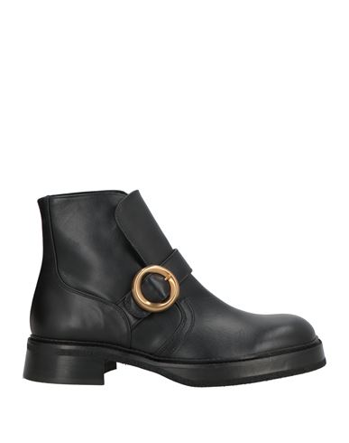Ras Woman Ankle Boots Black Size 8 Leather