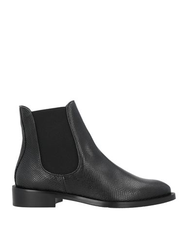 Zinda Woman Ankle Boots Black Size 8 Leather