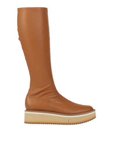 Clergerie Woman Boot Tan Size 7 Leather