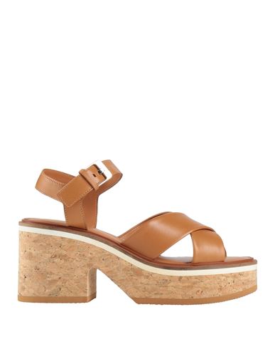 Clergerie Woman Sandals Tan Size 7 Lambskin