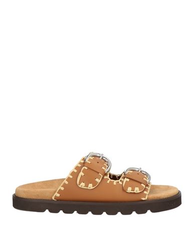 Weekend Max Mara Woman Sandals Light Brown Size 8 Leather In Neutral