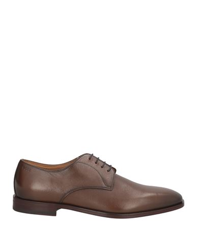Hugo Boss Boss Man Lace-up Shoes Brown Size 8.5 Leather In Brown