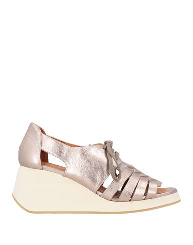 Chie Mihara Woman Sandals Platinum Size 8 Leather In Pink