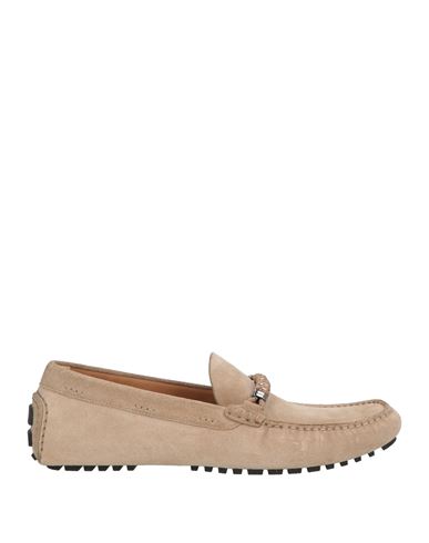 Hugo Boss Boss Man Loafers Beige Size 8 Leather In Brown