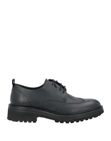 Hugo Boss Hugo Man Lace-up Shoes Black Size 9 Leather In Black