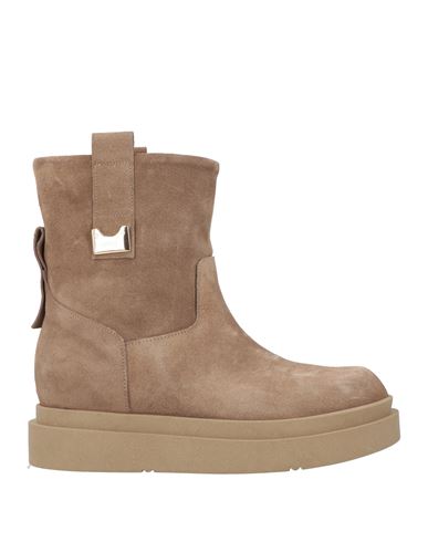 Ovyè Ovyé Woman Ankle Boots Light Brown Size 8 Leather In Brown