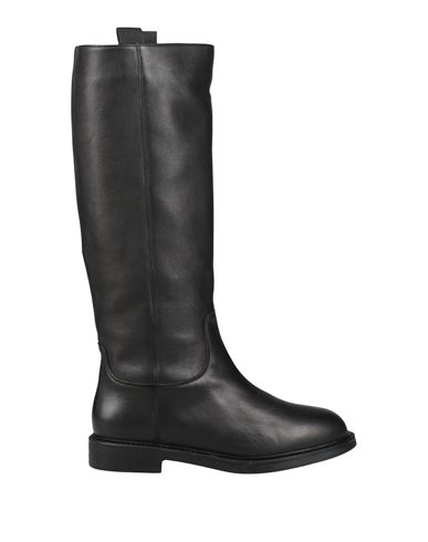 Doucal's Woman Boot Black Size 7.5 Leather In Black