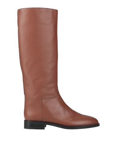 Giuseppe Zanotti Woman Boot Tan Size 8.5 Leather In Brown