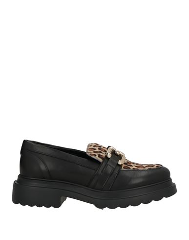 Nila & Nila Woman Loafers Black Size 6 Leather