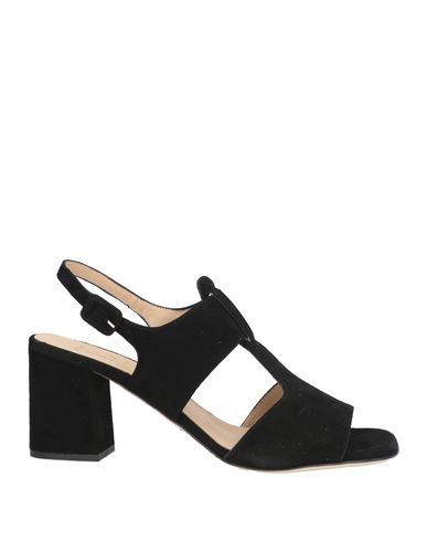 Luca Grossi Woman Sandals Black Size 6 Leather