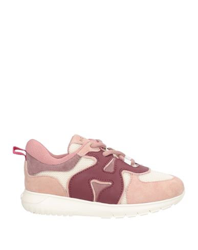 Hogan Babies'  Junior Toddler Girl Sneakers Antique Rose Size 10c Leather, Textile Fibers In Multi