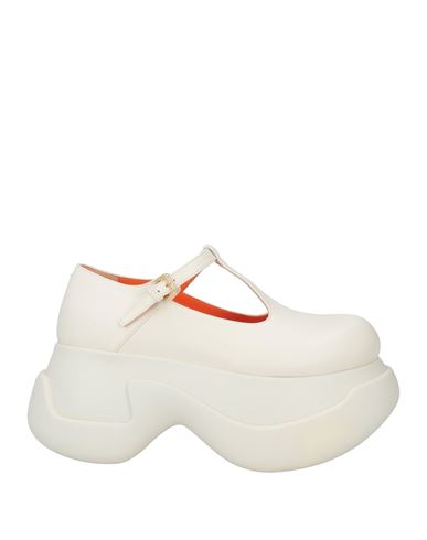 Marni Woman Loafers Off White Size 8 Leather