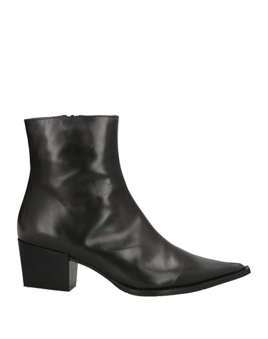 Ras Woman Ankle Boots Charcoal Size 6 Leather