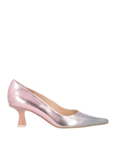 Zinda Woman Pumps Pink Size 8 Leather
