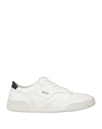 Hugo Boss Boss  Woman Sneakers Off White Size 5 Leather