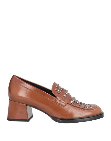Zinda Woman Loafers Brown Size 8 Leather