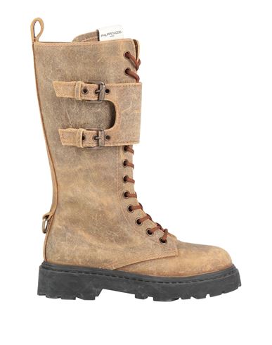 Philippe Model Woman Boot Mustard Size 7 Leather In Multi
