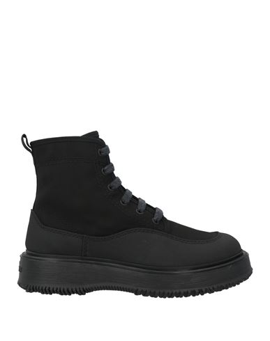 Hogan 3r Woman Ankle Boots Black Size 5.5 Textile Fibers