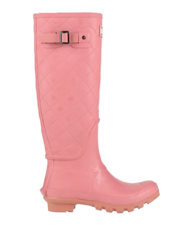 Barbour Woman Boot Pink Size 6 Rubber In Pink