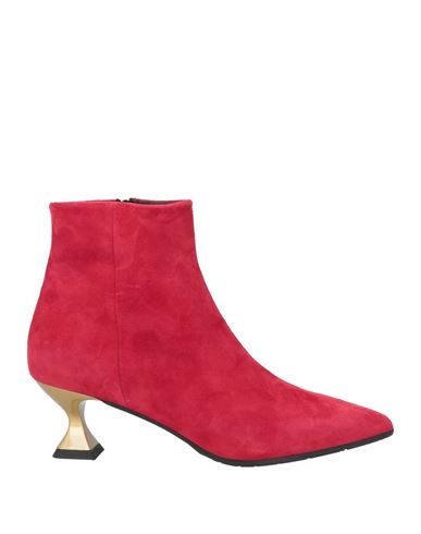 Le Gazzelle Woman Ankle Boots Red Size 6 Leather