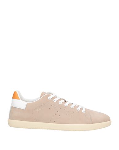Tod's Man Sneakers Sand Size 7 Leather In Neutral