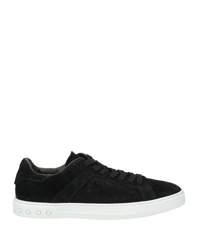 Tod's Man Sneakers Black Size 9 Leather In Black