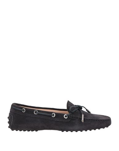 Tod's Woman Loafers Midnight Blue Size 7.5 Leather
