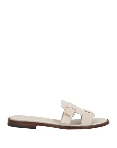 Doucal's Woman Sandals Light Grey Size 7 Leather In Gray