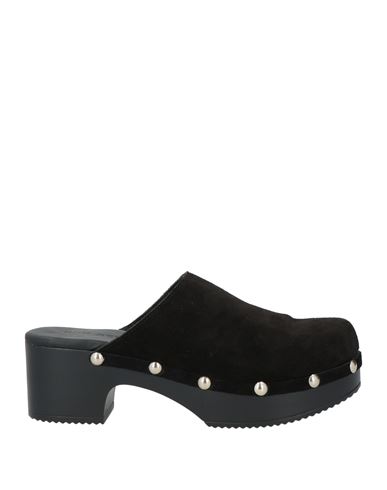 Rita Row Woman Mules & Clogs Black Size 8 Leather In Black