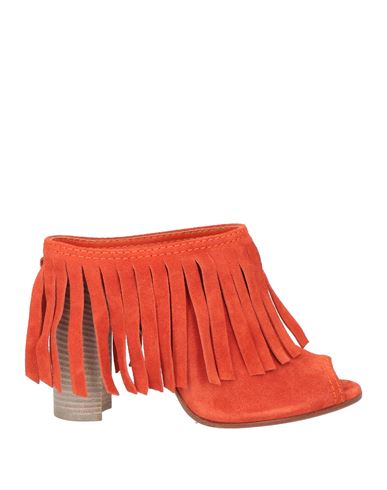 Casadei Woman Mules & Clogs Tomato Red Size 7 Leather In Red