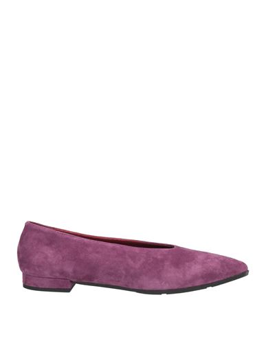 Theresa Woman Ballet Flats Purple Size 8 Leather
