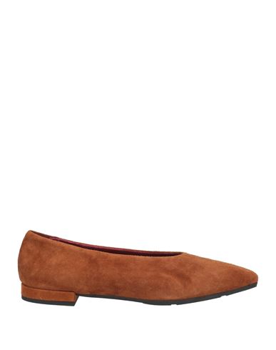 Theresa Woman Ballet Flats Tan Size 5 Leather