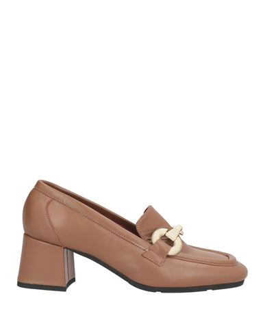 Theresa Woman Loafers Khaki Size 5 Leather