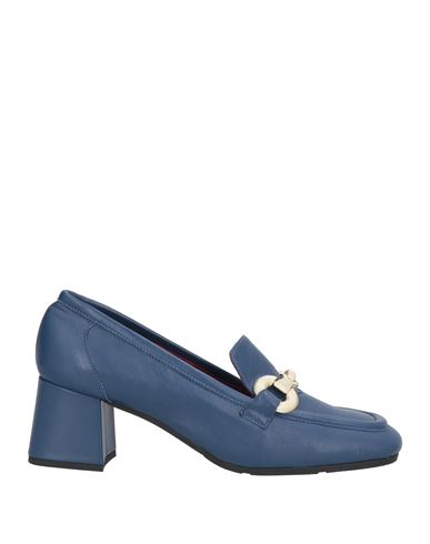 Theresa Woman Loafers Blue Size 6 Leather