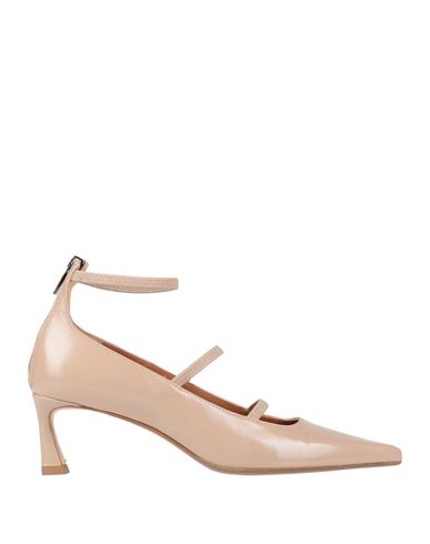 Nicole Bonnet Paris Woman Pumps Light Brown Size 8 Leather