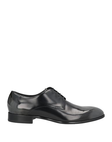 Hugo Boss Boss  Man Lace-up Shoes Black Size 8 Leather In Black