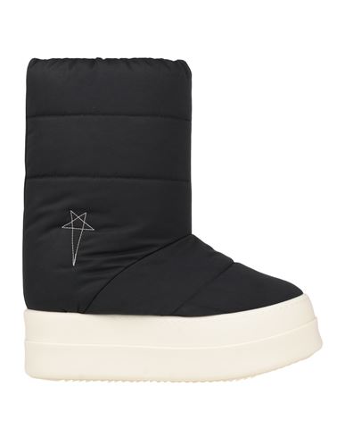 Rick Owens Drkshdw Drkshdw By Rick Owens Man Boot Black Size 9 Textile Fibers In Black